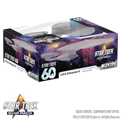PRE-ORDER - Star Trek Ship Pack: U.S.S. Enterprise - 60th Anniversary Edition - 2