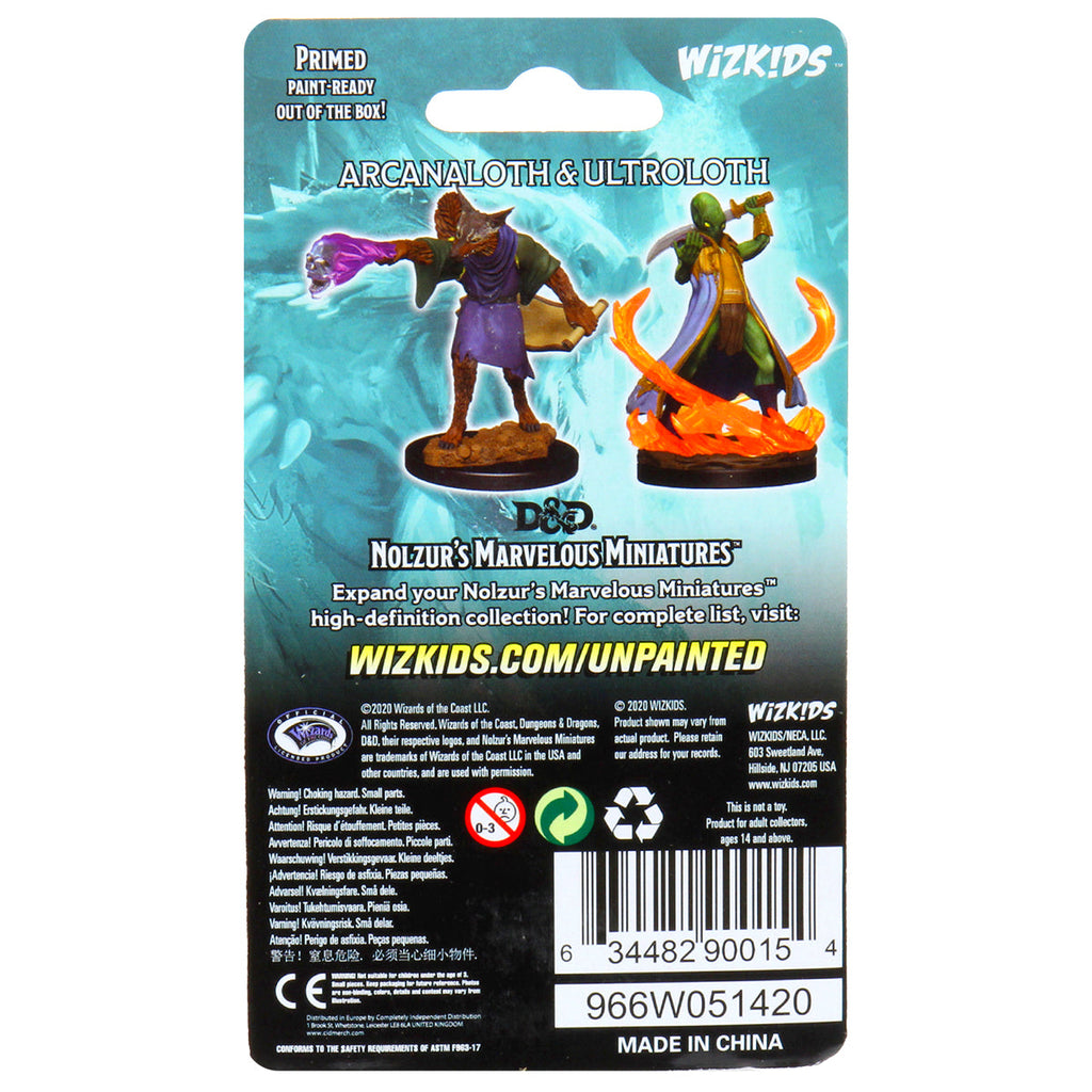 Ultroloth Back D&D Nolzur's Marvelous Miniatures - Arcanaloth & Ultroloth – WizKids