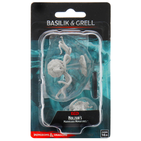 D&D Nolzur's Marvelous Miniatures - Grell & Basilisk – WizKids
