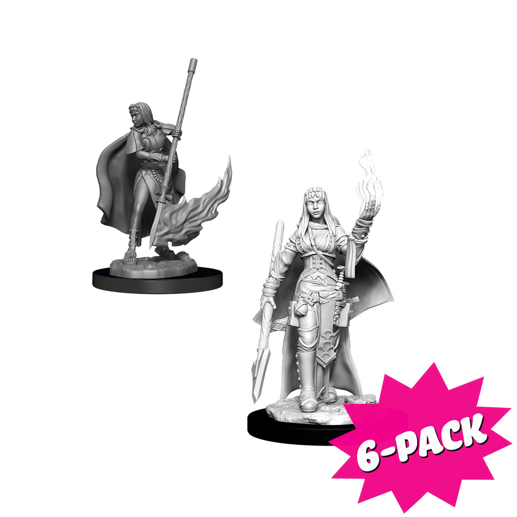 Pathfinder Battles Deep Cuts: Female Human Oracle (Magic User) (Bundle of 6)