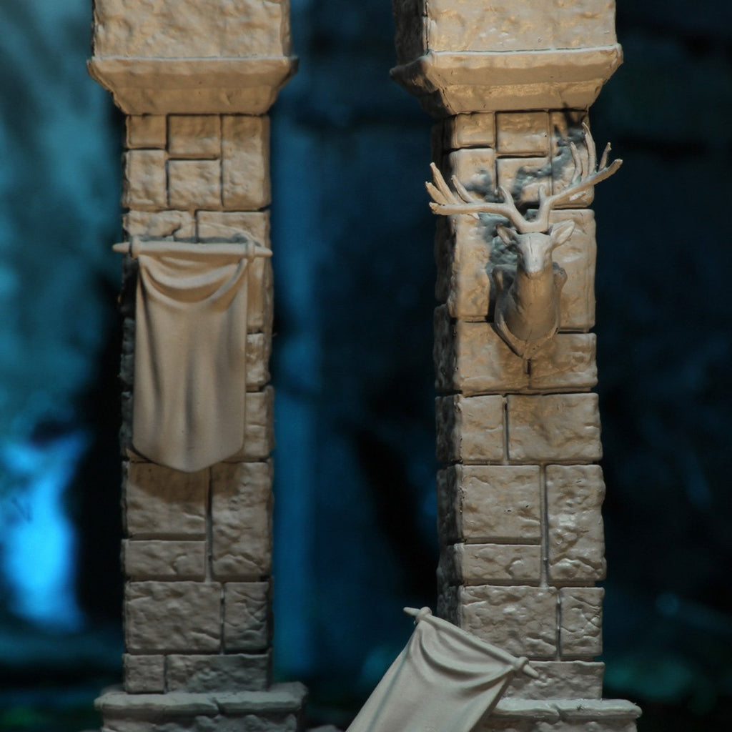 WizKids Deep Cuts Unpainted Miniatures: Pools & Pillars – Terrain For Tabletop Games - View #9