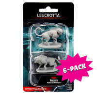 D&D Nolzur's Marvelous Miniatures - Leucrotta (Bundle of 6)