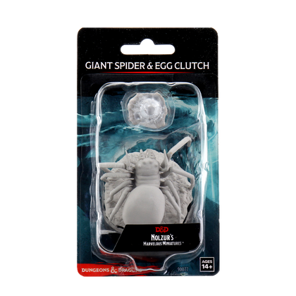 BACK-ORDER - D&D Nolzur's Marvelous Miniatures: Giant Spider & Egg Clutch - 1