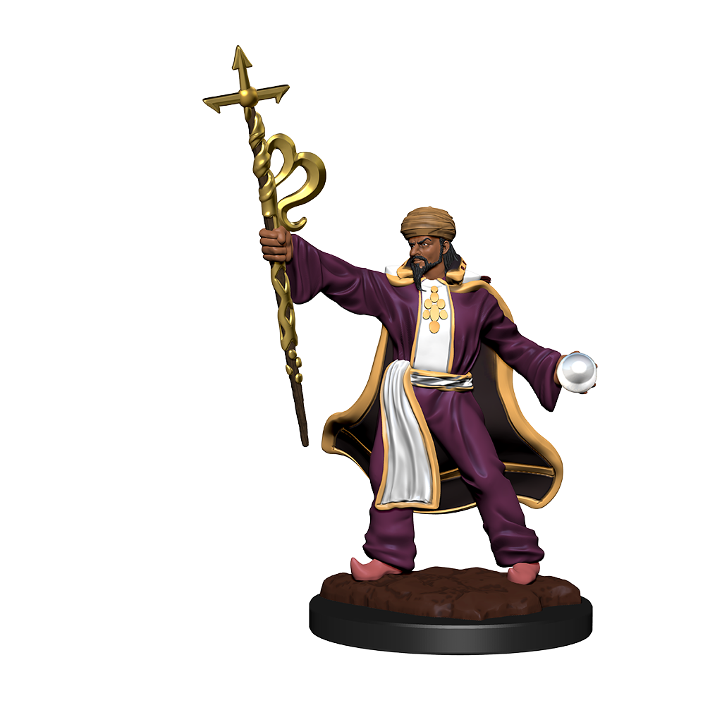 D&D Nolzur's Marvelous Miniatures: Human Wizard Male – WizKids