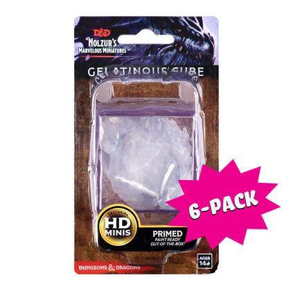 D&D Nolzur's Marvelous Miniatures: Gelatinous Cube (Bundle of 6)