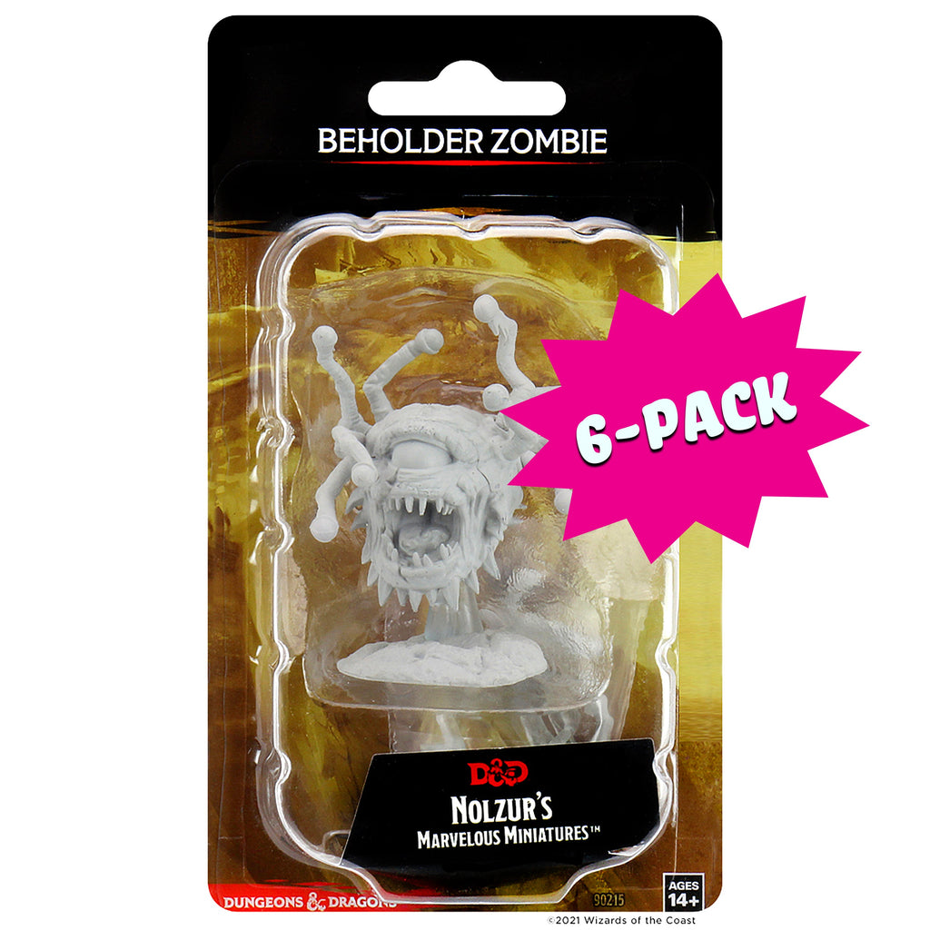 D&D Nolzur's Marvelous Miniatures: Beholder Zombie (Bundle of 6)