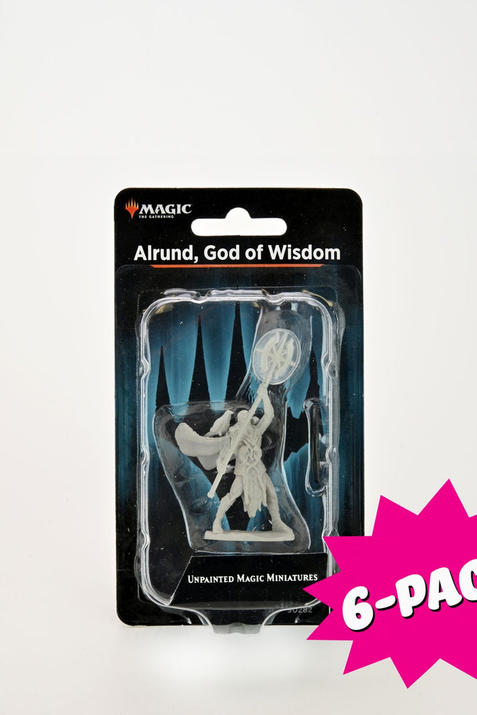 Magic: The Gathering Unpainted Miniatures: Alrund, God of Wisdom (Bundle of 6)