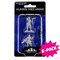 Starfinder Battles Deep Cuts: Human Mechanic (Bundle of 6)