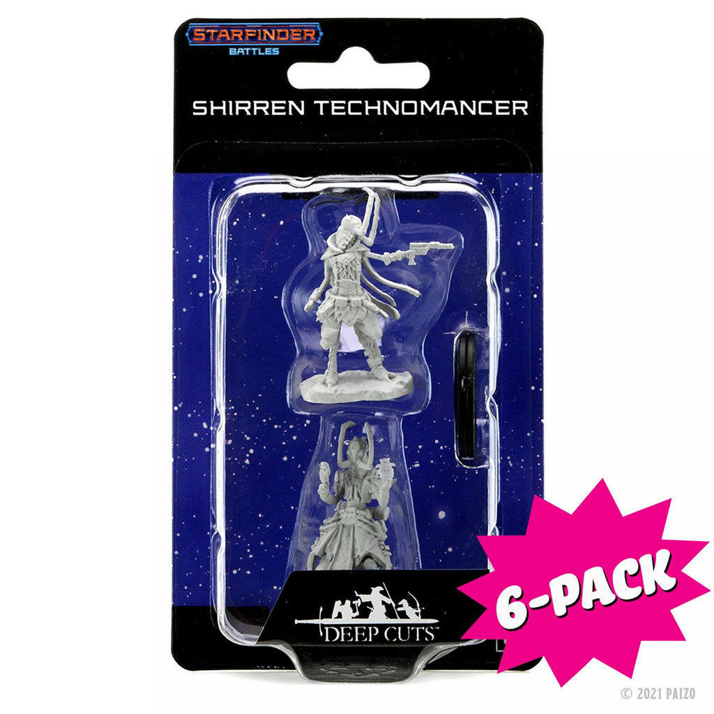 Starfinder Battles Deep Cuts: Shirren Technomancer (Bundle of 6)