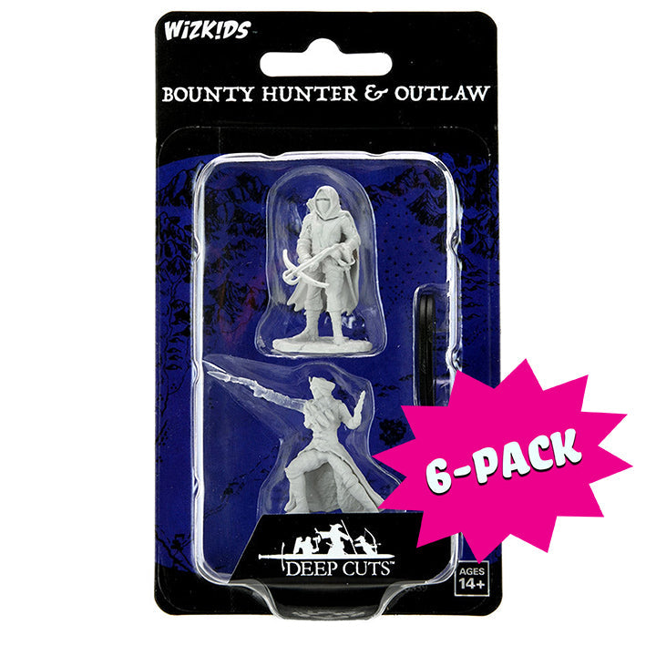 WizKids Deep Cuts: Bounty Hunter & Outlaw (Bundle of 6)