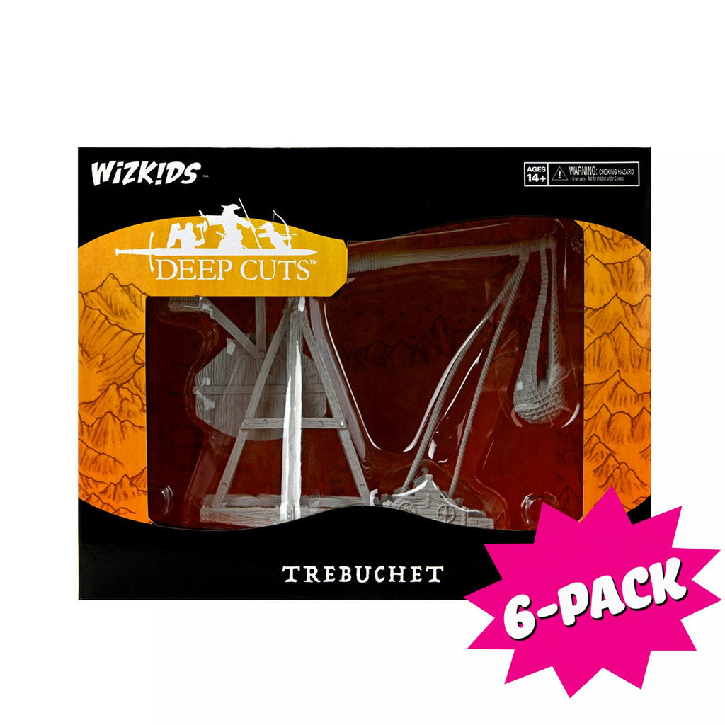 Wizkids Deep Cuts Unpainted Miniatures: Trebuchet (Bundle of 6)