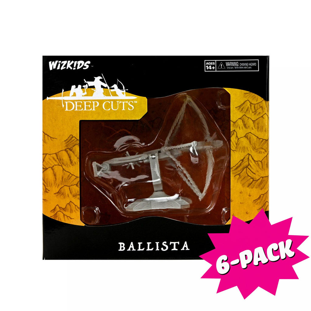 Wizkids Deep Cuts Unpainted Miniatures: Ballista (Bundle of 6)