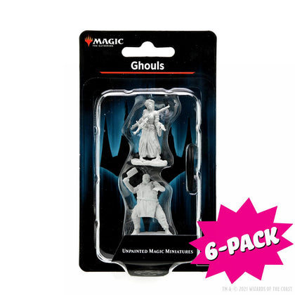 Magic: The Gathering Unpainted Miniatures: Ghouls  (Bundle of 6)