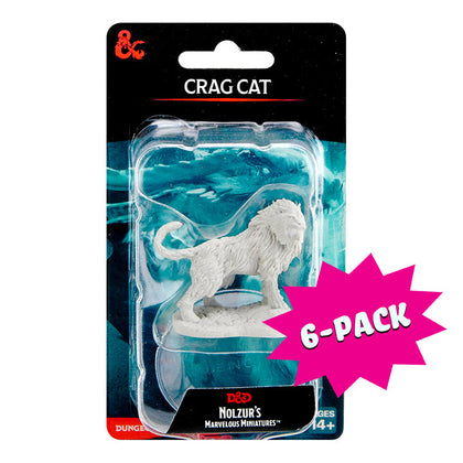 D&D Nolzur's Marvelous Miniatures: Crag Cat (Bundle of 6)