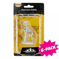 Pathfinder Battles Deep Cuts: Skeletal Horse (Bundle of 6)