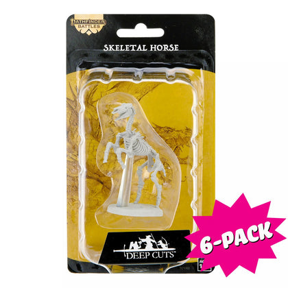 Pathfinder Battles Deep Cuts: Skeletal Horse (Bundle of 6)