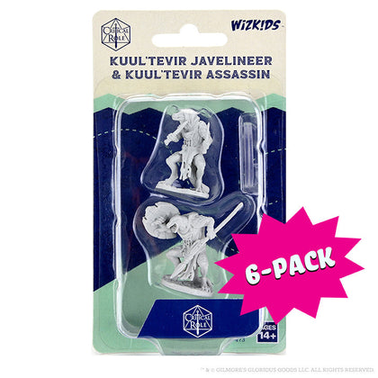 Critical Role Unpainted Miniatures: Kuul'tevir Javelineer & Assassin (Bundle of 6)