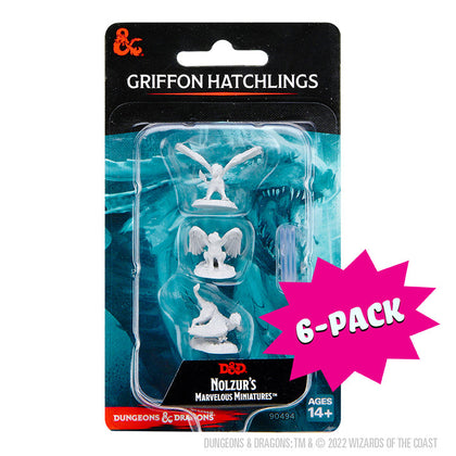D&D Nolzur's Marvelous Miniatures: Griffon Hatchlings (Bundle of 6)