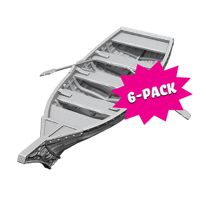 WizKids Deep Cuts: Rowboat & Oars (Bundle of 6)
