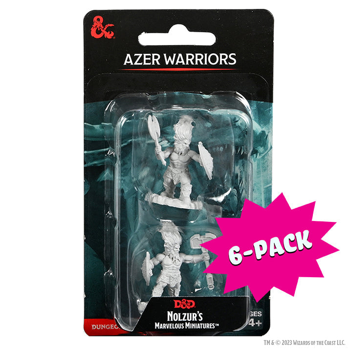 D&D Nolzur's Marvelous Miniatures: Azer Warriors (Bundle of 6)