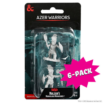 D&D Nolzur's Marvelous Miniatures: Azer Warriors (Bundle of 6)