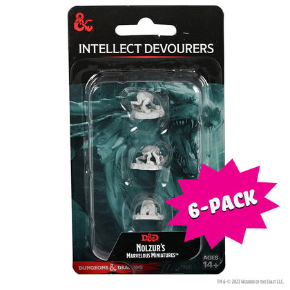 D&D Nolzur's Marvelous Miniatures: Intellect Devourers (Bundle of 6)