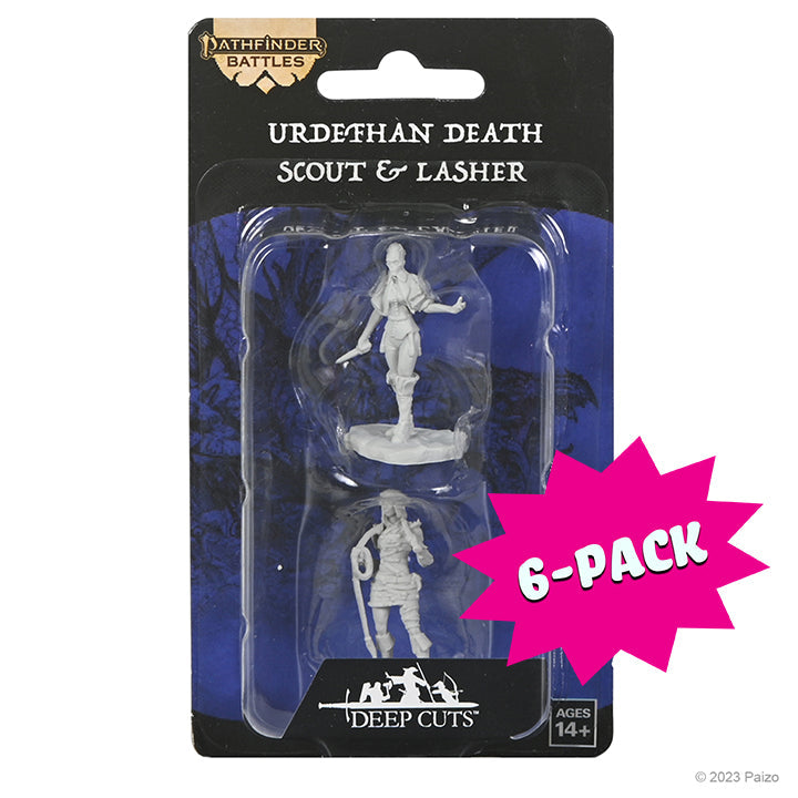 Pathfinder Deep Cuts Miniatures: Urdefhan Lasher & Death Scout (Bundle of 6)