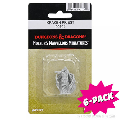 D&D Nolzur's Marvelous Miniatures: Kraken Priest (Bundle of 6)