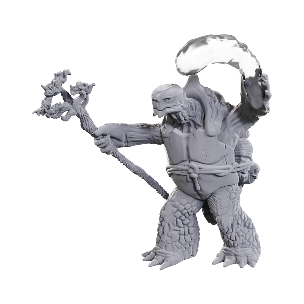 PRE-ORDER - D&D  Nolzur's Marvelous Miniatures: Tortle Druid & Wild Shape Giant Lizard