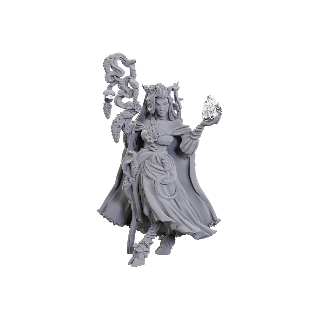 PRE-ORDER - Critical Role Unpainted Miniatures: Fearne Calloway & Mister