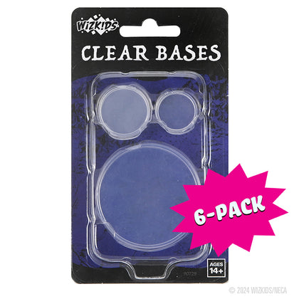 WizKids Deep Cuts: Clear Bases (Bundle of 6)