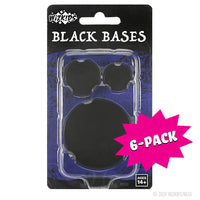 WizKids Deep Cuts: Black Bases (Bundle of 6)