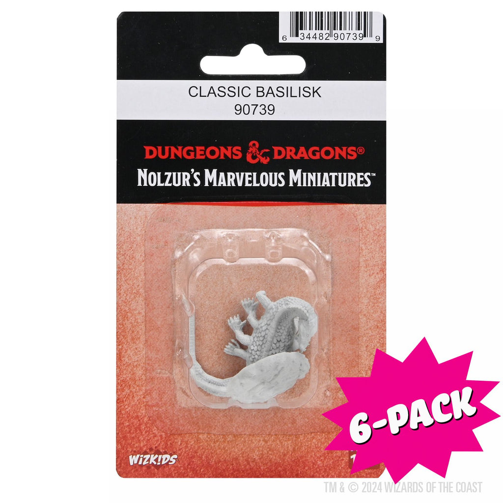 D&D Nolzur's Marvelous Miniatures: Classic Basilisk (Bundle of 6)