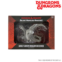 PRE-ORDER - D&D Nolzur's Marvelous Miniatures: Adult Green Dragon Deceiver Boxed Miniature