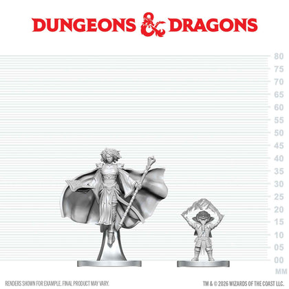 PRE-ORDER - D&D Nolzur's Marvelous Miniatures: Gnome Warlock & Aasimar Wizard - 1