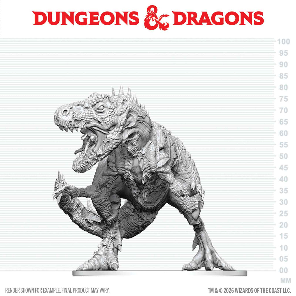 D&D Nolzur's Marvelous Miniatures: Tyrannosaurus Zombie