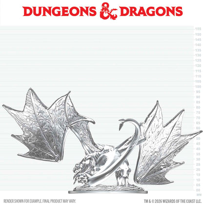 PRE-ORDER - D&D Nolzur's Marvelous Miniatures: Young Sapphire Dragon - 2