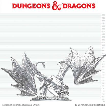 PRE-ORDER - D&D Nolzur's Marvelous Miniatures: Young Sapphire Dragon - 1