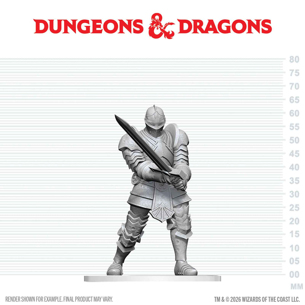 PRE-ORDER - D&D Nolzur's Marvelous Miniatures: Red Knight Guardian Golem