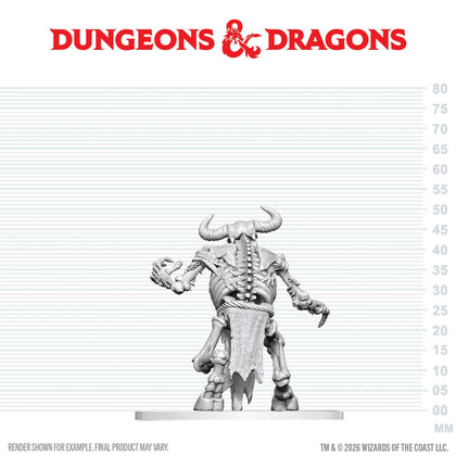 PRE-ORDER - D&D Nolzur's Marvelous Miniatures: Minotaur Skeleton - 2