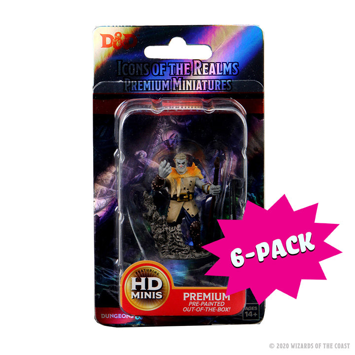 D&D Icons of the Realms Premium Figures: Male Firbolg Druid (Bundle of 6)