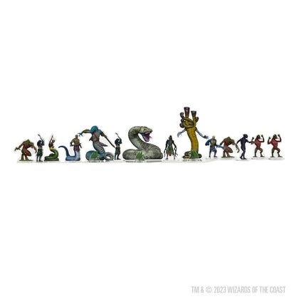D&D Idols of the Realms: Scales & Tails - Snake Den - 2D Set - 3