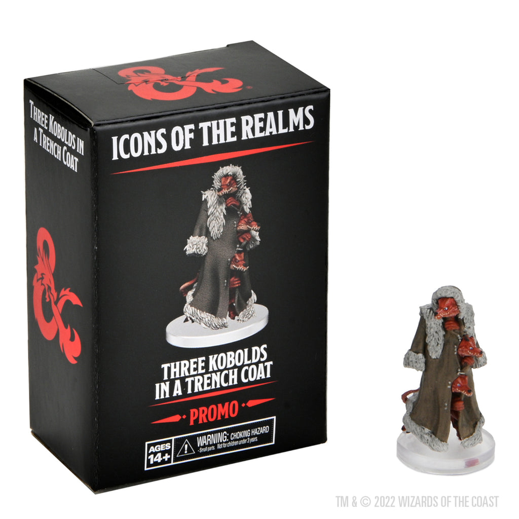 D&D Icons of the Realms: Three Kobolds in a Trench Coat Promo