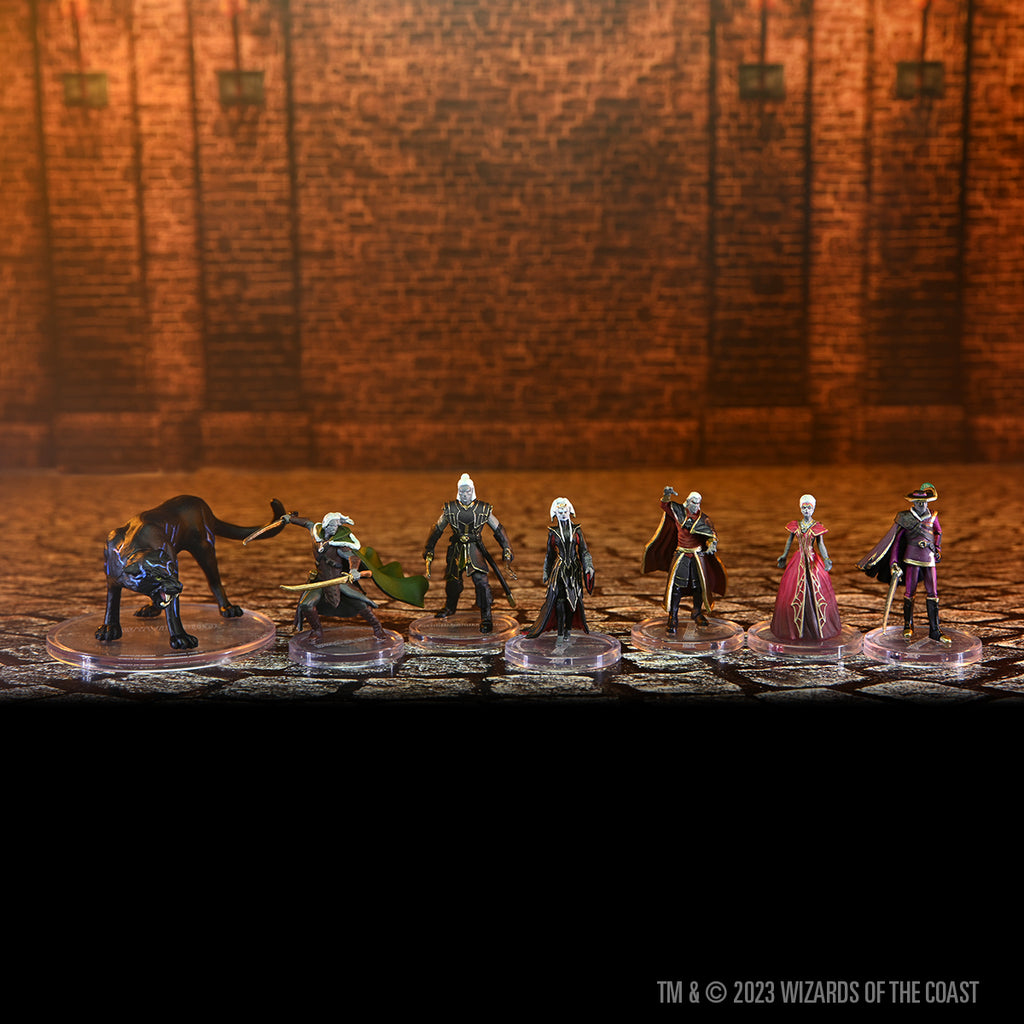 Set De Miniaturas Prepintadas D&D – The Legend Of Drizzt 35th Anniversary, Tabletop Companions Boxed Set