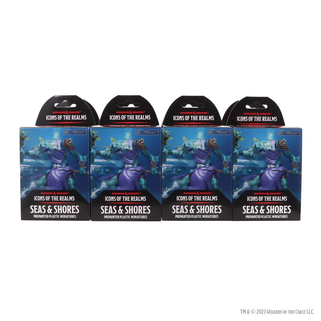 D&D Icons of the Realms: Seas & Shores - 8ct. Booster Brick – WizKids D&D Icons of the Realms: Seas & Shores - 8ct. Booster Brick – WizKids