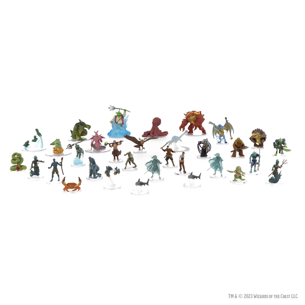 Figuras Coleccionables D&D Icons Of The Realms: Snowbound - Brick De 8 Sobres Con Miniaturas De Fantasía