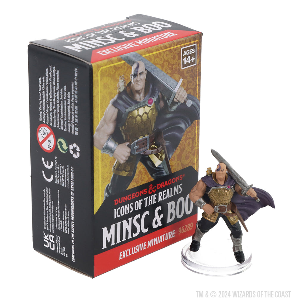 D&D Icons of the Realms: Minsc & Boo Promo Miniature