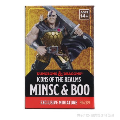 D&D Icons of the Realms: Minsc & Boo Promo Miniature - 2