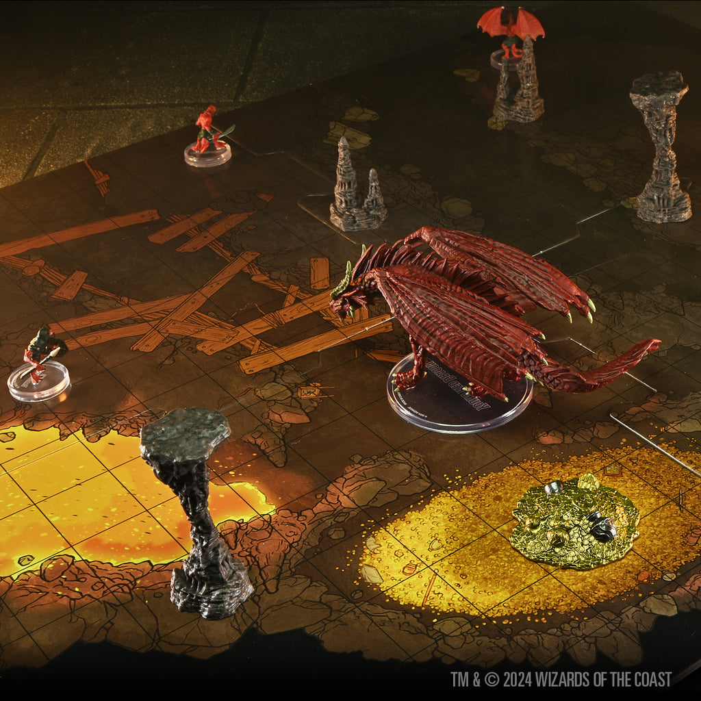 D&D Icons of the Realms: Adventure in a Box - Red Dragon's Lair – WizKids