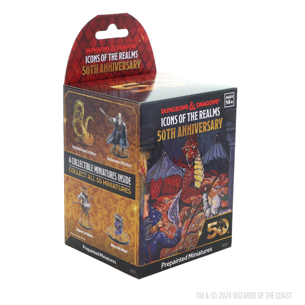 D&D Icons of the Realms: 50th Anniversary - Classic Red Dragon Boxed Miniature (Set 31) main image 0